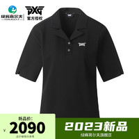 PXG高尔夫服装女士短袖 韩国进口T恤 23新款夏季透气吸汗翻领POLO衫 PHMCW222321 S
