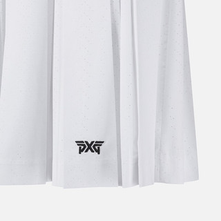 PXG 高尔夫服装女士夏季短裙 韩国进口裙子 23年新款网纱百褶裙防走光 PHMPW561501 白色 XS