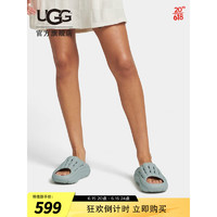 UGG2023夏季新款男女同款休闲纯色厚底泡棉外穿拖鞋 1136880女鞋 GYH  灰绿色 37