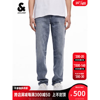 杰克·琼斯（JACK&JONES）杰克琼斯时尚潮流修身版型纽扣腰头拉链门襟牛仔裤 蓝色 165/74A/XSRW