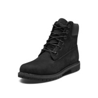 Timberland 男女鞋情侣款户外高帮鞋靴8658AW宽版 黑色Black US-6(国码37)