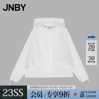 江南布衣（JNBY）JNBY/江南布衣23夏新品夹克宽松立领A型5N661628K 105/半漂白 S