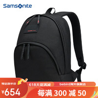 新秀丽（Samsonite）14寸超轻双肩电脑包男女旅行背包苹果联想笔记本1175 黑色 BU3*09001