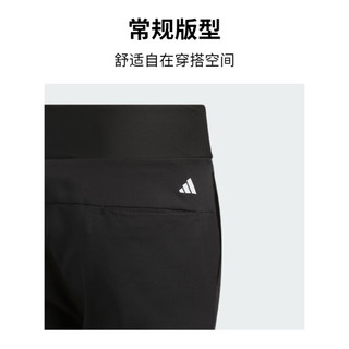 adidas阿迪达斯官方女大童夏季新款舒适高尔夫运动裤HY0172 黑色 128CM