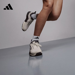 adidas阿迪达斯DROPSET2TRAINER男女综合训练运动鞋ID4953 灰白色/深灰色 38.5(235mm)