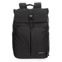 SUISSEWIN时尚双肩背包旅行背包大容量15吋电脑包校园情侣高中大学生书包 黑色