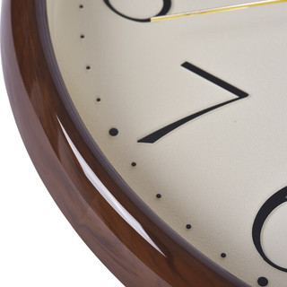 SEIKO 精工 日本精工时钟家用免打孔客厅现代简约轻奢钟表挂墙11英寸挂钟