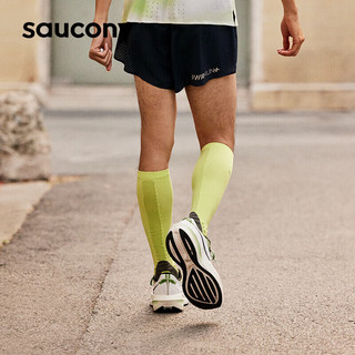 索康尼（SAUCONY）男鞋 23夏新款胜利20跑鞋耐磨减震运动鞋稳定支撑轻便透气跑步鞋 胜利21/绿金/重磅上新 40/7/250mm