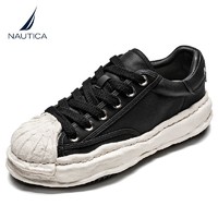NAUTICA 诺帝卡 男鞋子2023新款夏季休闲板鞋潮小白鞋运动女OG系列