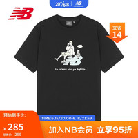 NEW BALANCE23年男女同款夏季运动休闲透气短袖T恤5ED26011