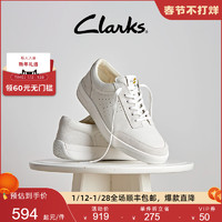 clarks其乐男鞋秋季经典时尚运动休闲鞋透气舒适低帮鞋子男 黑色 261612647 43