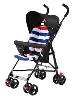 哈皮小将 婴儿推车轻便折叠可坐躺式宝宝幼儿童手推简易超小巧便携遛娃伞车