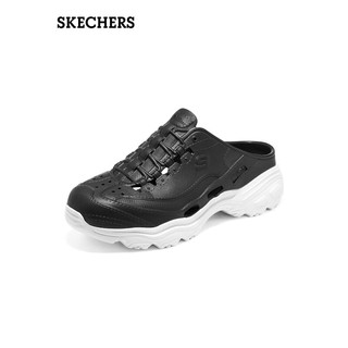 斯凯奇（Skechers）男士凉鞋洞洞鞋凉拖透气半拖鞋子男243040 黑色/白色/BKW 41