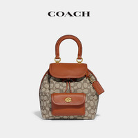 COACH 蔻驰 女士经典标志RIYA 21号双肩背包