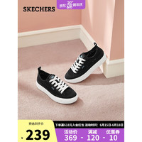 SKECHERS 斯凯奇 复古足弓支撑一脚蹬114391 黑色/BLK 38