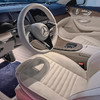 奔驰E260coupe E300L象牙白游艇蓝白内真皮汽车坐垫单片四季座垫