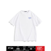 太平鸟男装AIRxPEACEeverlast联名印花刺绣T恤BYDAD2234 白色1（阔） XL