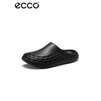 爱步（ECCO）男鞋 舒适简约凉鞋外穿时尚拖鞋男 科摩系列523904 黑色40