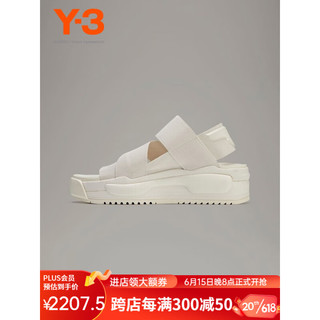 Y-3RIVALRY SANDAL新款凉鞋男女同款厚底运动鞋38FZ6400 白色 UK8