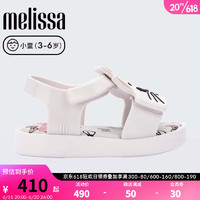 Melissa（梅丽莎）夏季新款小童时尚软底卡通可爱凉鞋果冻鞋33755 白色 11 内长17.5CM（28-29码适用）