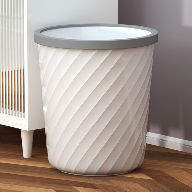 BELO 百露 垃圾桶 大号 15L珍珠白单个装