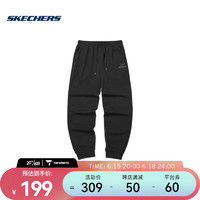 SKECHERS 斯凯奇 男子针织长裤 L223M138-0018 M