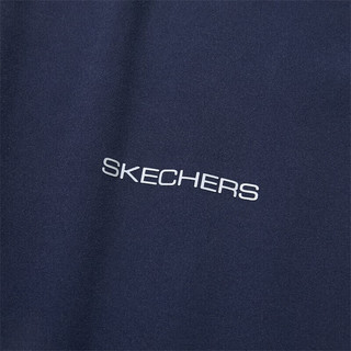 斯凯奇Skechers翘皮裤凉感紧身瑜伽裤女P223W089 海军学院蓝/02MZ XL