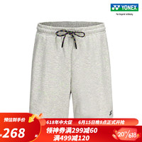 YONEX/尤尼克斯 120143BCR/220143BCR 2023SS训练系列男女款运动短裤yy 烟灰色（女款） O