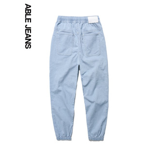 ABLE JEANS2023夏季新款男款九分休闲裤930044 水洗浅靛蓝 XL