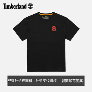 添柏岚（Timberland）官方男装短袖T恤户外登山旅行透气宽松A6CKA A6CKA001/黑色 宽松版型，建议选小一码