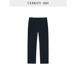 CERRUTI 1881男装春夏新品西装长裤商务休闲纯羊毛西裤男C4731EO011 深蓝 46