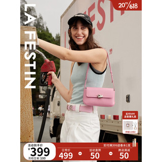 拉菲斯汀（La Festin）夏季包包2023新款法式小众单肩斜挎包女高级感百搭腋下包 621819 樱花粉