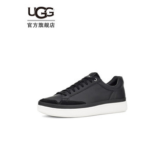 UGG 2023春季男士低帮一脚蹬小白鞋运动休闲鞋 1108959 BLK 40