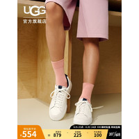 UGG 2023春季男士低帮一脚蹬小白鞋运动休闲鞋 1108959 WHT 44