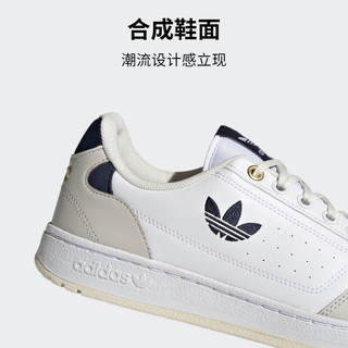 adidas阿迪达斯官方三叶草NY 90男女心动白经典运动板鞋小白鞋 白/浅灰/黑 40(245mm)