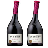 J.P.CHENET 香奈 西拉设拉子 干红葡萄酒 13.5度  750ml*2瓶装