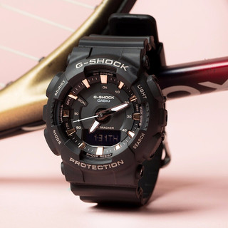 CASIO 卡西欧 G-SHOCK YOUTH系列 45.9毫米石英腕表 GMA-S130PA-1A