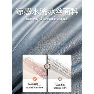 名创优品（MINISO）冰丝床上四件套夏季轻奢风裸睡床品宿舍床单被套床笠 梵星蓝 0.9/1.2米床单款三件套