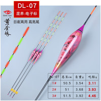 黄金眼芦苇电子漂高灵敏日夜两用夜光漂醒目组合浮漂夜钓鲫鱼鲤鱼草鱼标 黄金眼芦苇电子漂DL-07(CR425) 2号一支