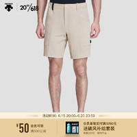 DESCENTE迪桑特 DUALIS系列 男子梭织短裤 D3231DHP84 BE-米白色 L(175/84A)