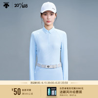 DESCENTEGOLF 迪桑特高尔夫 FIELD系列 女子长袖T恤 G323WFTL41 LB-浅蓝色 L(170/88A)