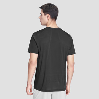 DESCENTE迪桑特 CYCLING系列 男子短袖针织衫 D3231CTS71 BK-黑色 3XL(190/108A)