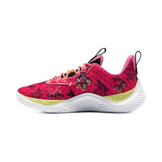 安德玛（UNDERARMOUR）库里Curry Flow 10 Girl Dad‘场上明珠’男子运动篮球鞋3026273 粉红色602 45