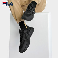 FILA 斐乐 官方MARS 1S+男鞋复古运动鞋2023秋季新款火星鞋跑步鞋 黑-BK 41