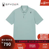 SPYDER蜘蛛男子经典商务TRAININGPOLO衫23CS441M 23CS441M- 灰岩绿 S