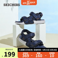 斯凯奇（SKECHERS）斯凯奇（SKECHERS）男凉鞋 237292  海军蓝色/NVY 39.5