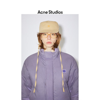 Acne Studios男女同款Face表情热敏加厚夹克外套棉服C90122 黑色/紫罗兰 XS