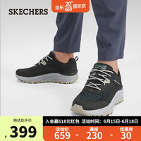 斯凯奇（SKECHERS）斯凯奇（SKECHERS）男休闲鞋237336C 黑色/灰色/BKGY 41.5