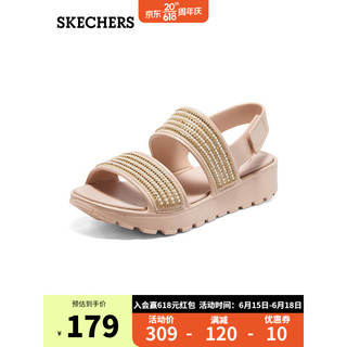 斯凯奇（SKECHERS）SKECHERS斯凯奇凉沙滩鞋111099 裸粉色/BLSH 39