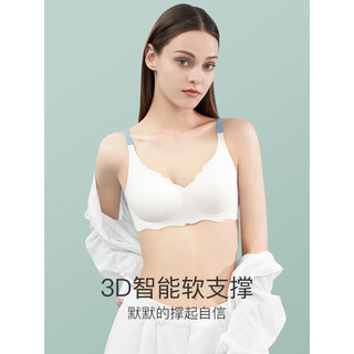 美·雅·挺无痕内衣女小胸聚拢夏季薄款无钢圈文胸收副乳防下垂美背运动胸罩 黑色 S